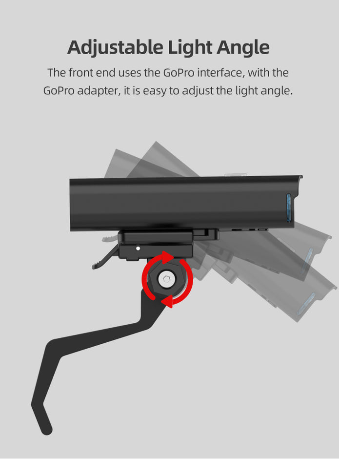 Gaciron H21A Gabellicht Frontlichtverlängerung / Bogenhalterung / GoPro – Magicshine (Bild 6)