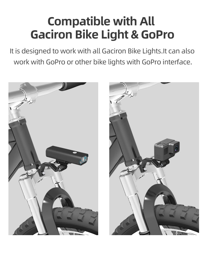 Gaciron H21B Gabellicht Frontlichtverlängerung / Bogenhalterung / GoPro – Magicshine (Bild 2)