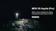 Phare avant MOH 55 Pro 10.0Ah 4000 lumens