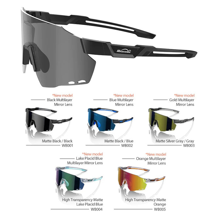 Lunettes de cyclisme coupe-vent classiques