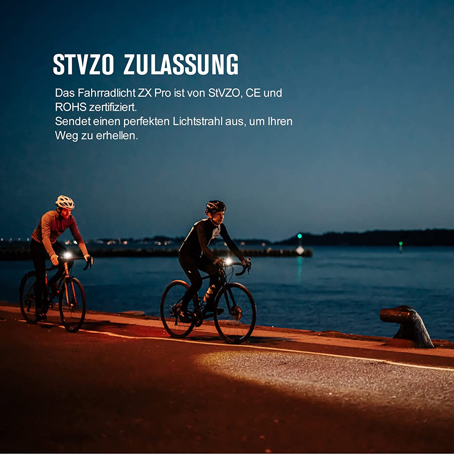 Phare avant ZX Pro StVZO 350 lumens/100 lux