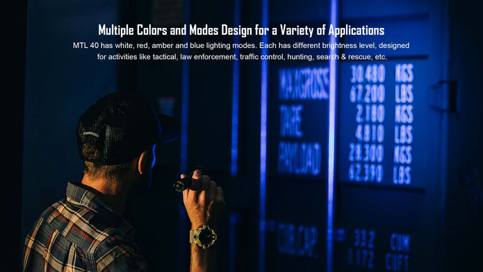 Lampe torche MTL 40 1000 lumens
