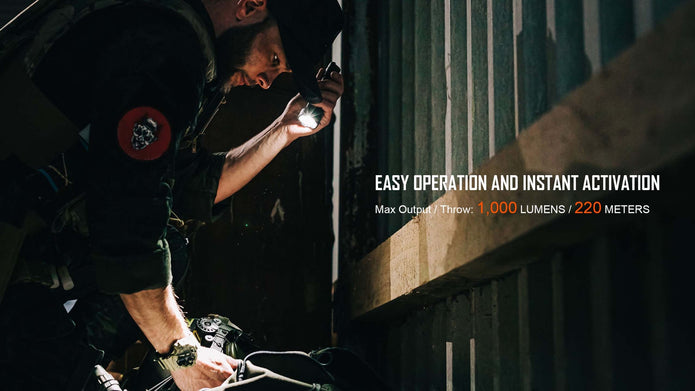 Lampe torche MTL 40 1000 lumens