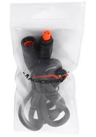 Rallonge MS-612, prise orange 4 broches, 0,8 m