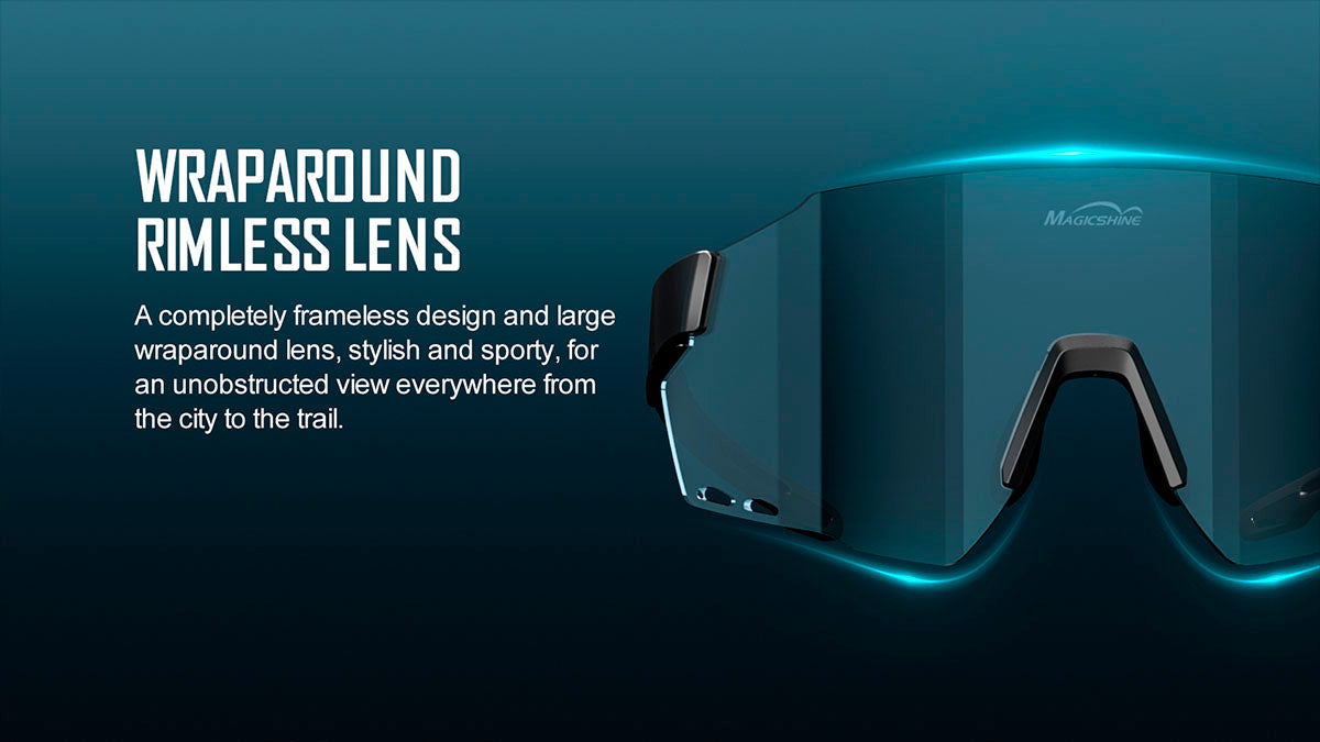 Lunettes de cyclisme coupe-vent photochromiques 