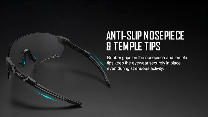 Lunettes de cyclisme coupe-vent photochromiques 