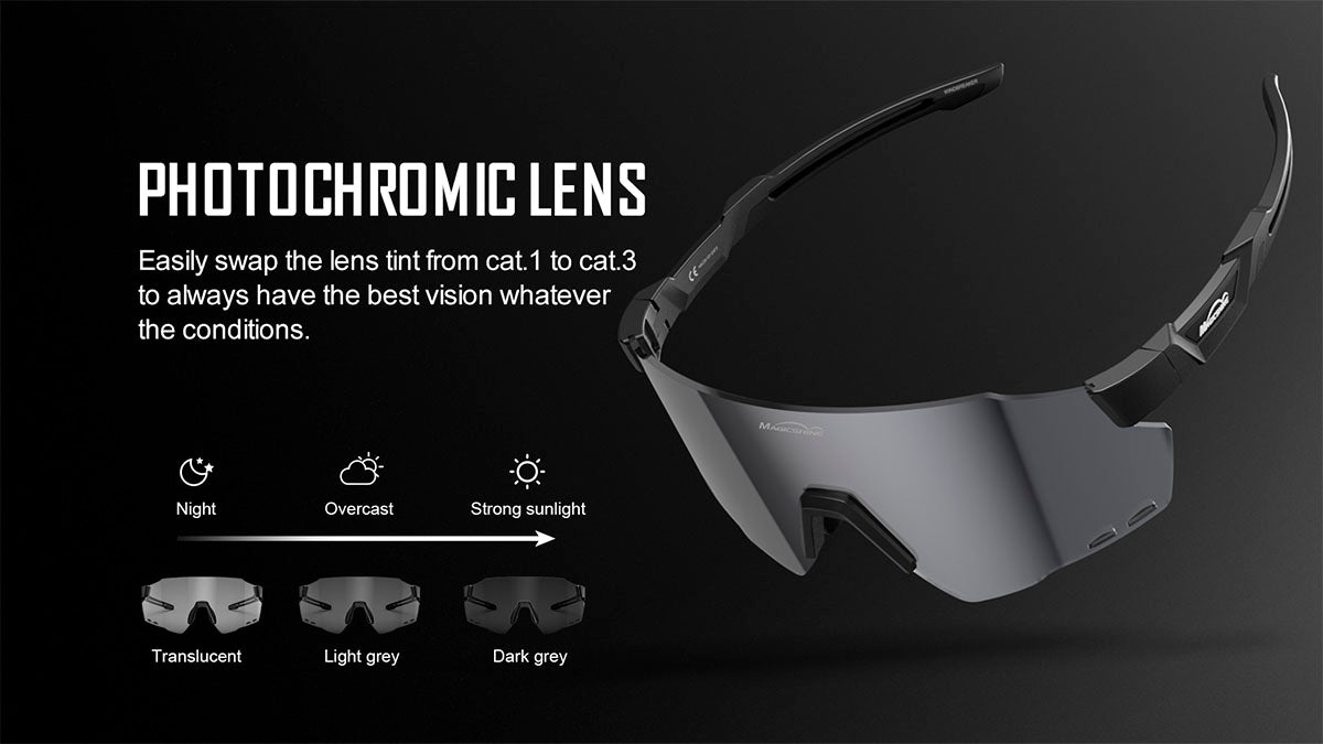 Magicshine Fahrradbrille Windbreaker Photochromic WB002B