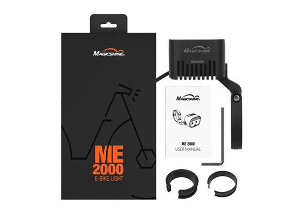 Phare avant pour vélo électrique ME 2000, 2000 lumens