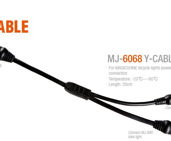 Magicshine MJ-6068 Y-Kabel oval Stecker