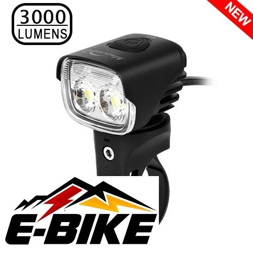 Phare avant pour vélo électrique MJ-902s 3000 lumens