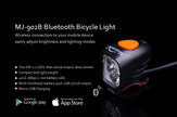 MJ-902B Remote Bluetooth Frontscheinwerfer 1600 Lumen
