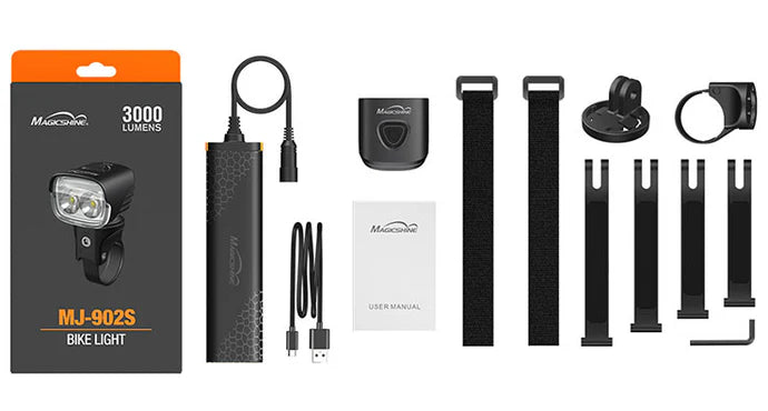 Phare avant pour vélo électrique MJ-902s 3000 lumens