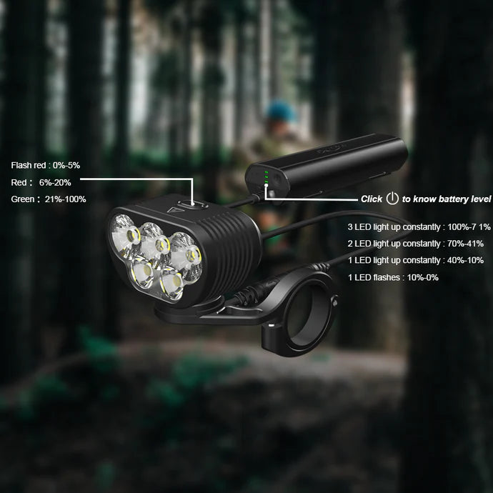 Magicshine Monteer 8000s V2.0 Remote Scheinwerfer 8000 Lumen