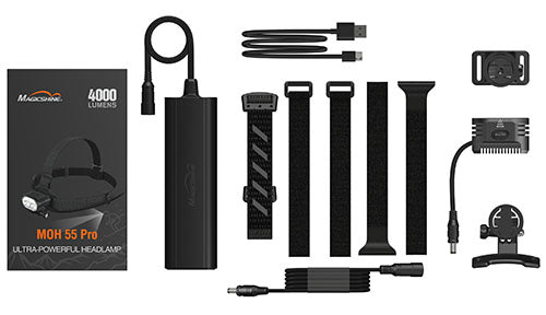 Phare avant MOH 55 Pro 10.0Ah 4000 lumens