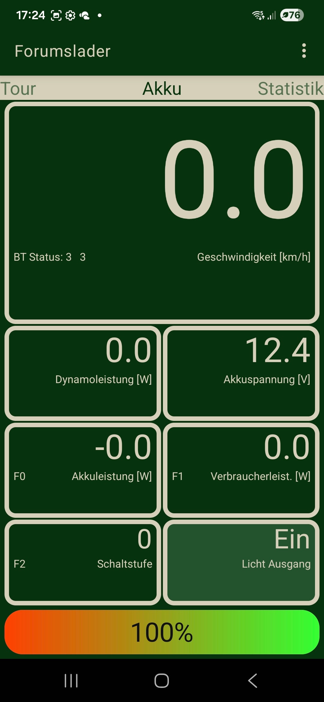 Forumslader AHEAD V6 für Steuerrohr/Gabelschaft, Nabendynamo Stromumwandler
