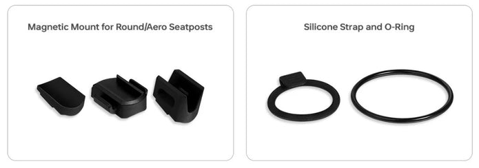 Magicshine SEEMEE 50 PRO Mount Kit, Silikonpads für runde und Aero Sattelstützen
