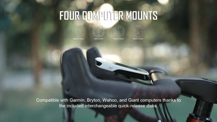 Support de guidon TTA-C Carbon Aero pour Garmin/Wahoo/Bryton/Giant/GoPro