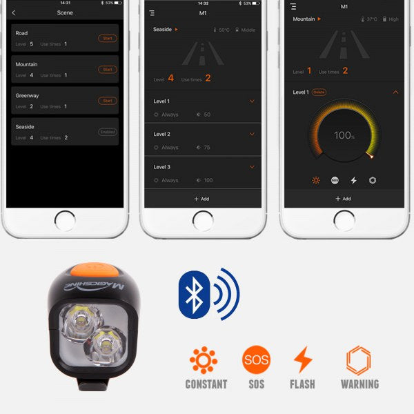 Magicshine MJ-902B Remote Bluetooth Frontscheinwerfer 1600 Lumen