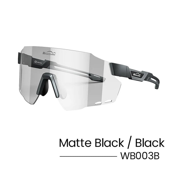 Lunettes de cyclisme coupe-vent photochromiques 