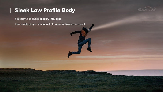 Lampe frontale MOH 25, 500 lumens, lumière blanche et rouge