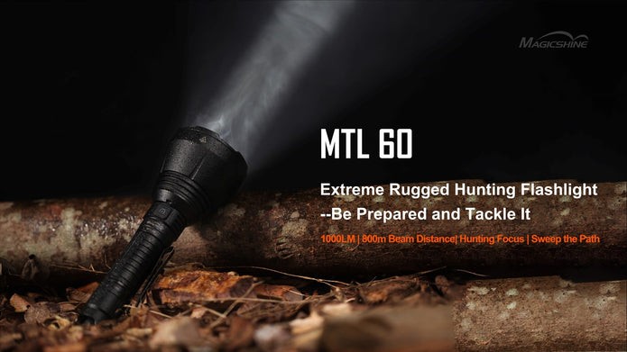 Lampe torche de chasse MTL 60 1000 lumens