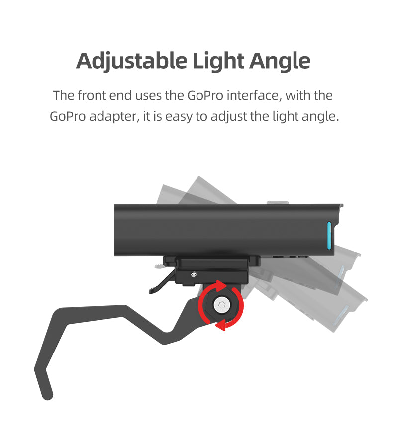 Gaciron H21B Gabellicht Frontlichtverlängerung / Bogenhalterung / GoPro – Magicshine (Bild 8)