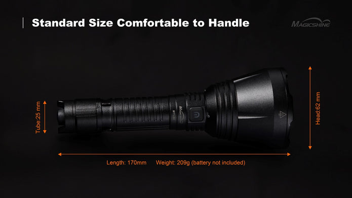 Lampe torche de chasse MTL 60 1000 lumens