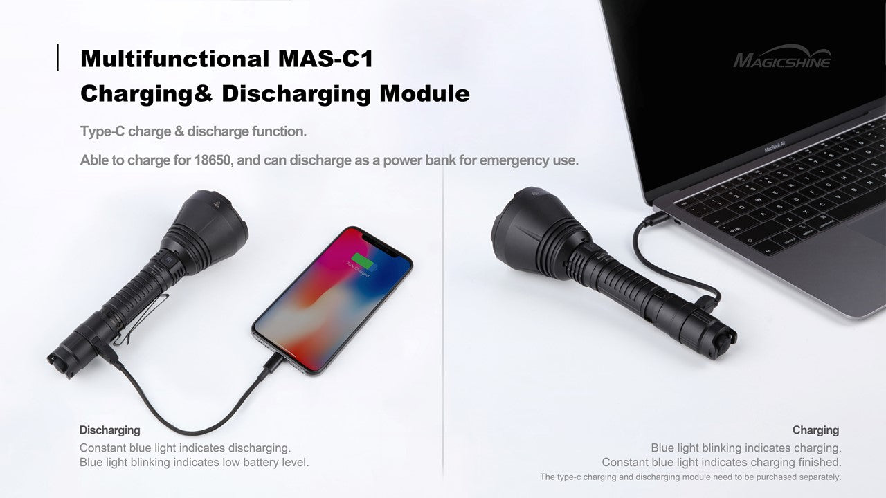 Magicshine MTL 60 Jagd Taschenlampe 1000 Lumen