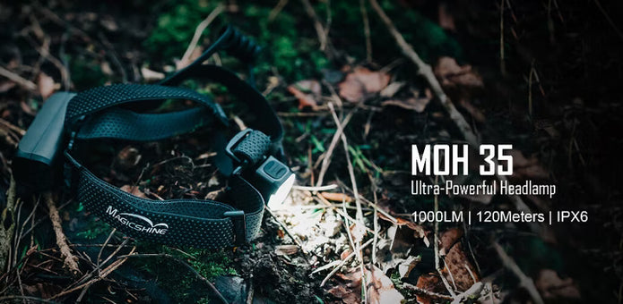 Lampe frontale MOH 35 1000 lumens