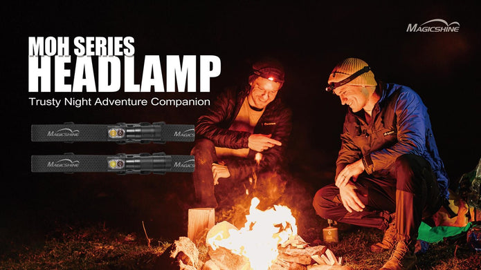 Lampe frontale MOH 25, 500 lumens, lumière blanche et rouge