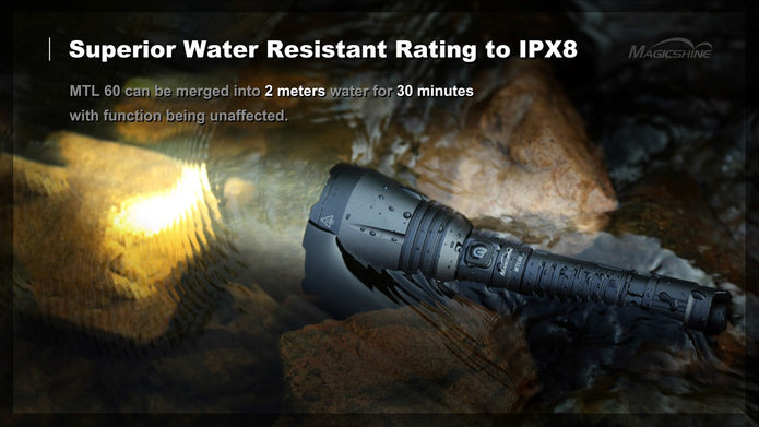 Lampe torche de chasse MTL 60 1000 lumens