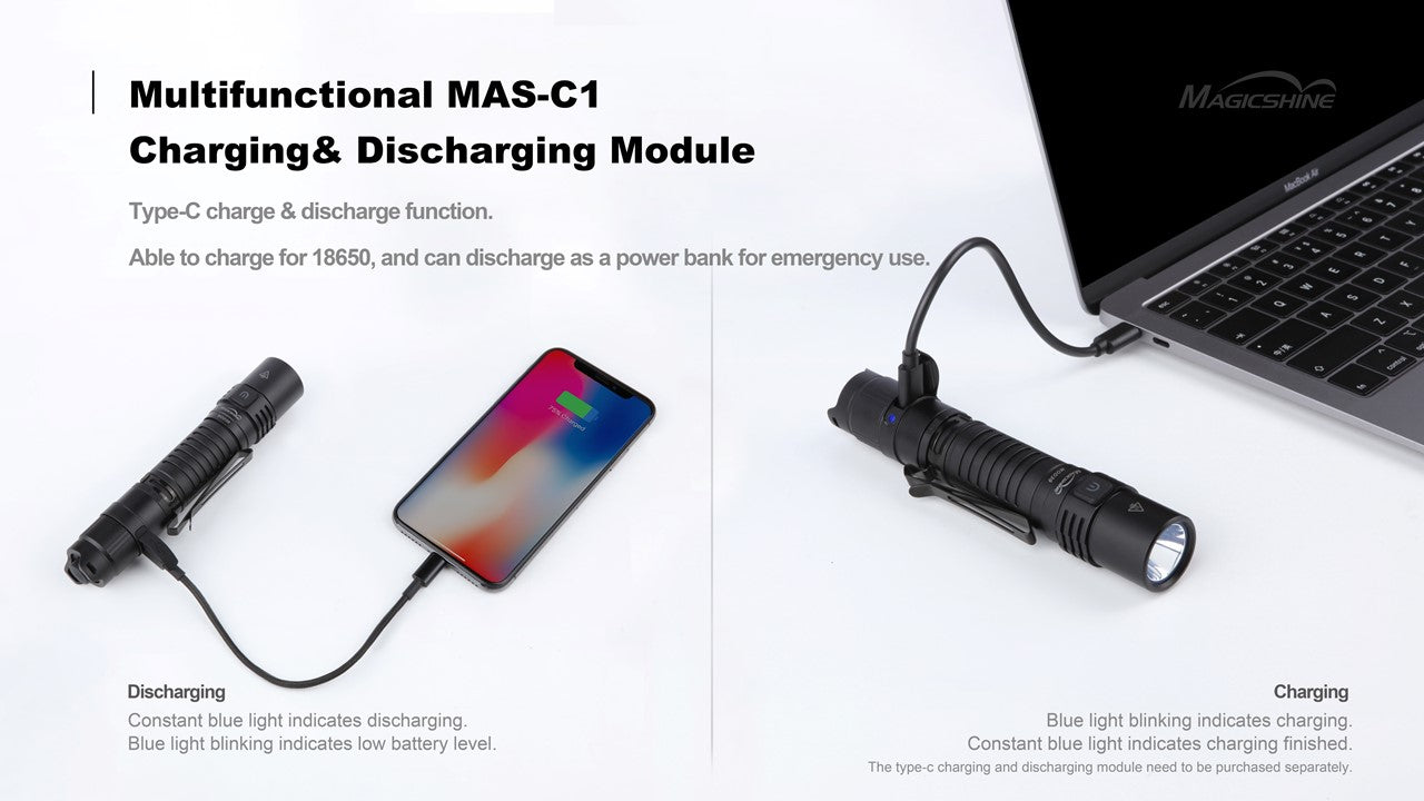 Magicshine MOD 20 Taschenlampe 1100 Lumen