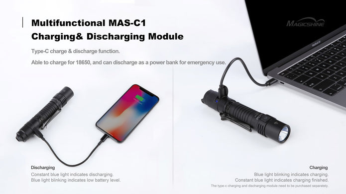 Lampe torche MOD 20 1100 lumens