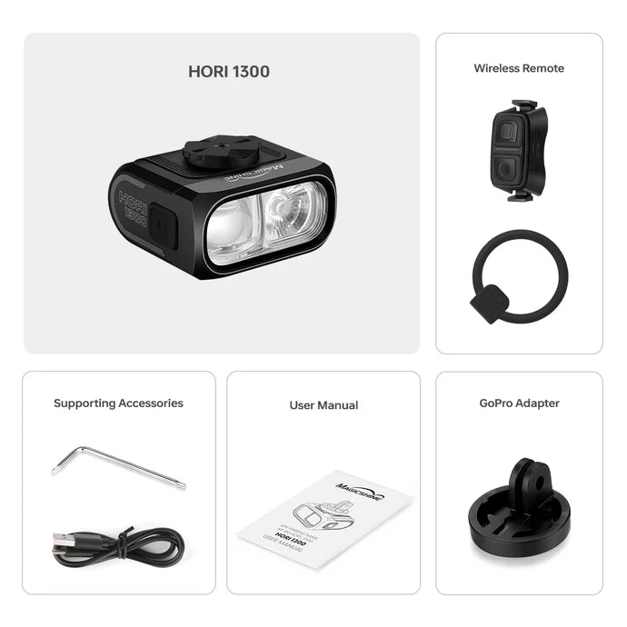 Magicshine HORI 1300 Remote Frontscheinwerfer 1300 Lumen